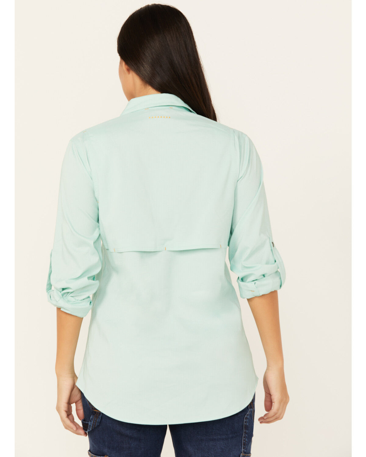 Image #4 - Ariat Women's Rebar Made Tough VentTEK DuraStretch Work Shirt, Blue, hi-res