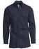 Image #1 - Lapco Men's FR Solid Navy Long Sleeve Button-Down Work Shirt - Big, Navy, hi-res