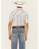 Image #4 - Rock & Roll Denim Boys' Southwestern Print Short Sleeve Button-Down Polo, Ivory, hi-res