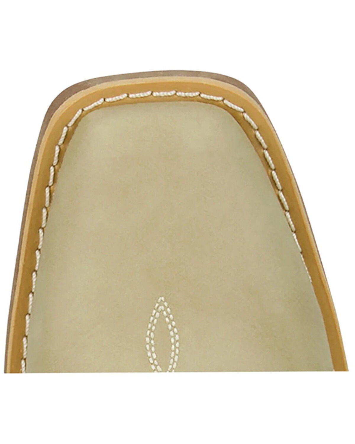 Image #4 - Justin Women's Dee Western Booties - Square Toe, Ivory, hi-res
