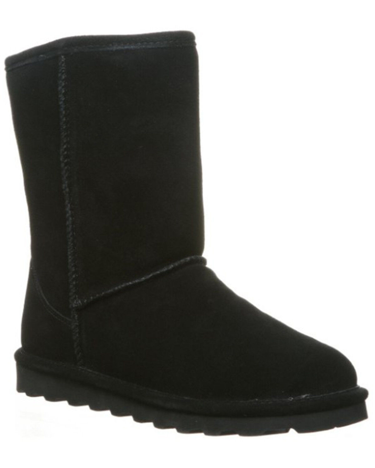 Image #1 - Bearpaw Women's Elle Short Wide Boots - Round Toe, Black, hi-res