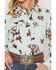 Image #3 - Cruel Girl Women's Horse Conversational Print Long Sleeve Snap Western Shirt, Light Blue, hi-res