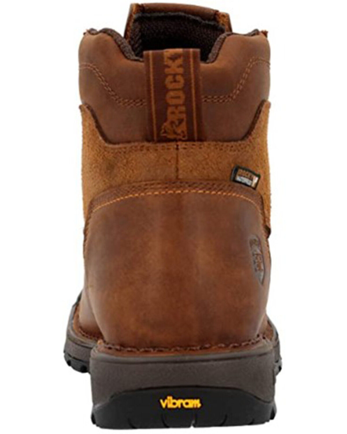 Image #5 - Rocky Men's Legacy 32 Lace-Up Waterproof Soft Work Boots - Broad Square Toe, Brown, hi-res