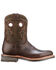 Lucchese Women's Ruth Western Boots - Round Toe, Chocolate, hi-res