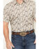 Image #3 - Cody James Men's Mustang Mode Paisley Print Short Sleeve Button-Down Stretch Western Shirt, Cream, hi-res