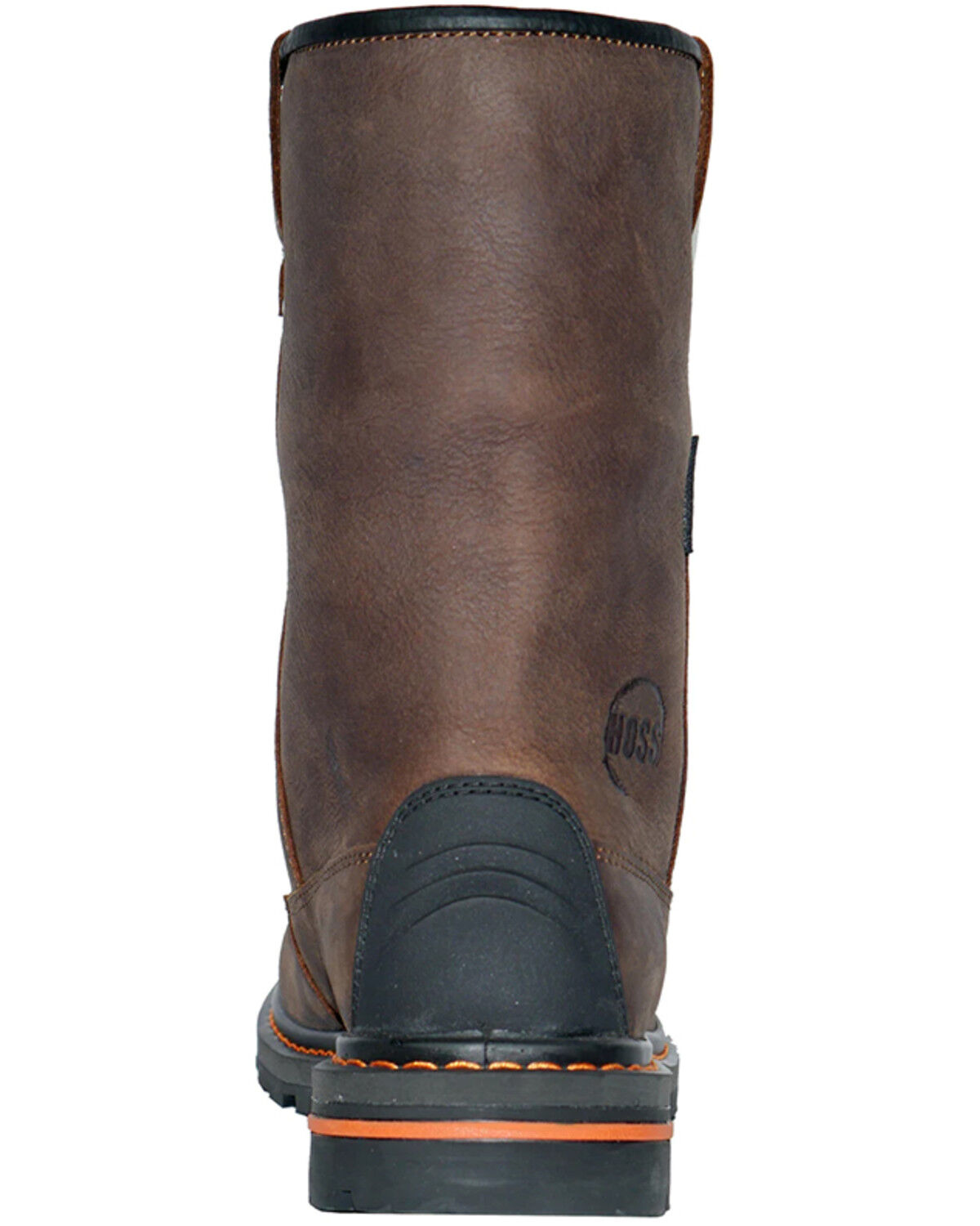 Image #5 - Hoss Men's 10" Cartwright Waterproof Work Boots - Soft Toe, Brown, hi-res
