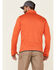 Image #4 - Columbia Men's Heather Quartz Red Park View 1/2 Zip Fleece Pullover, Orange, hi-res