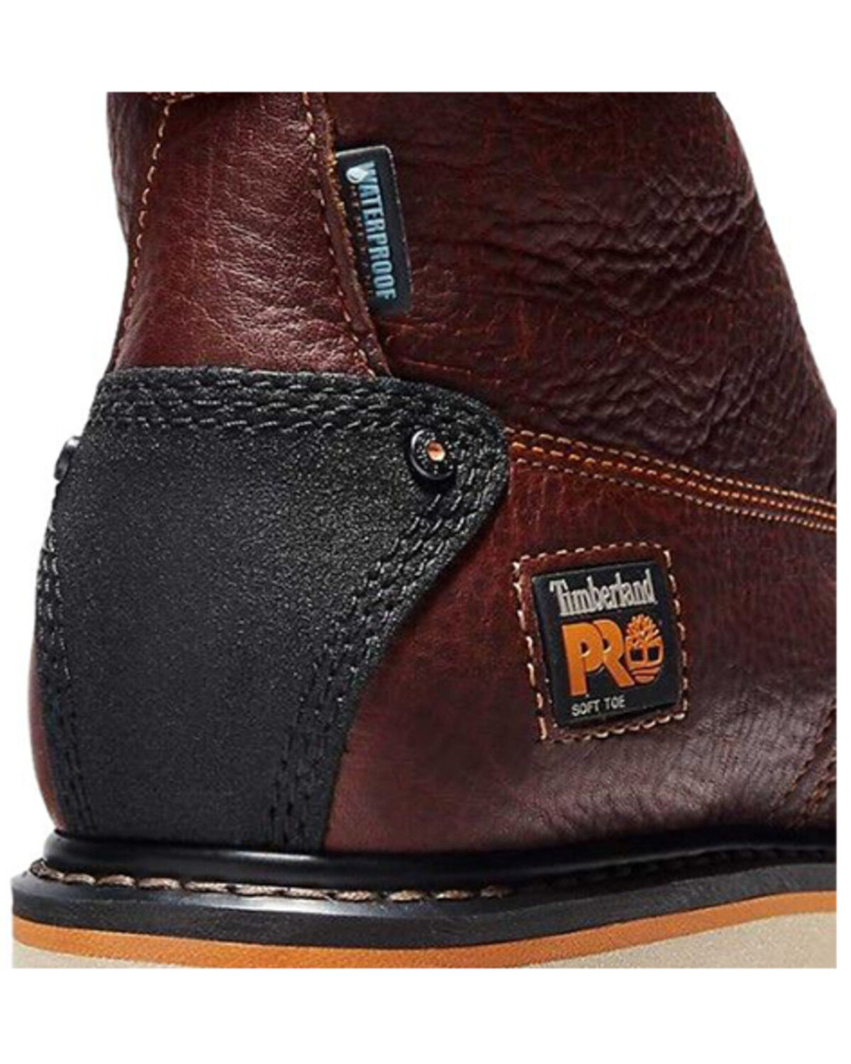 Image #5 - Timberland PRO Men's 6" Gridworks Waterproof Moc Work Boots - Soft Toe, Brown, hi-res