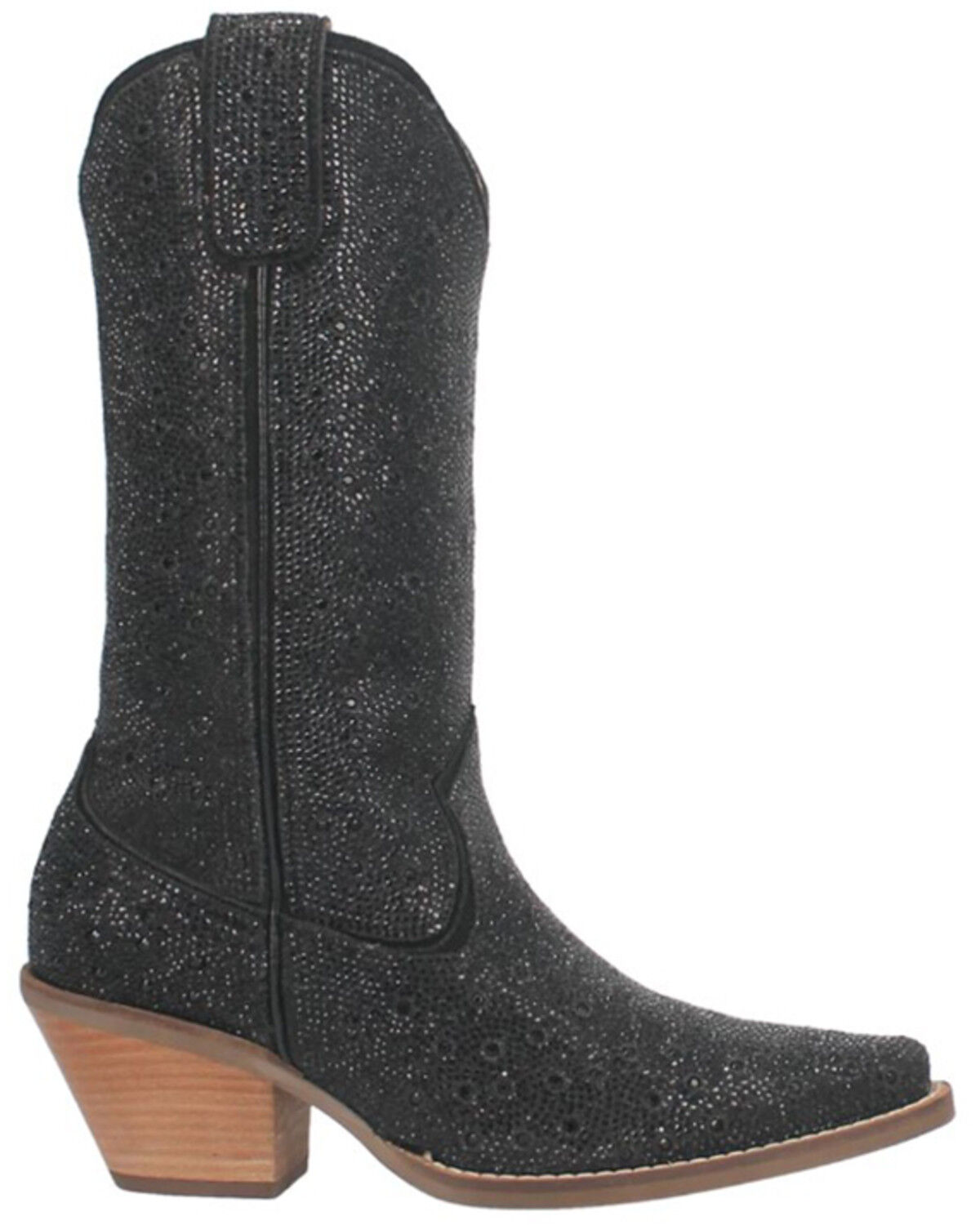Image #2 - Dingo Women's Dollar Western Boots - Snip Toe, Black, hi-res