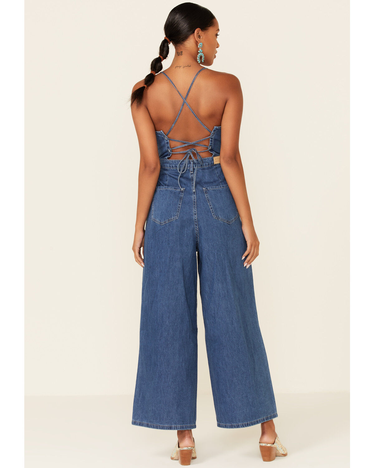 Molly bracken denim jumpsuit clearance