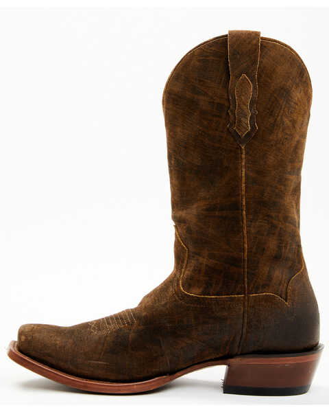 Image #3 - Moonshine Spirit Men's Gordon Roughout Western Boots - Square Toe, Bronze, hi-res