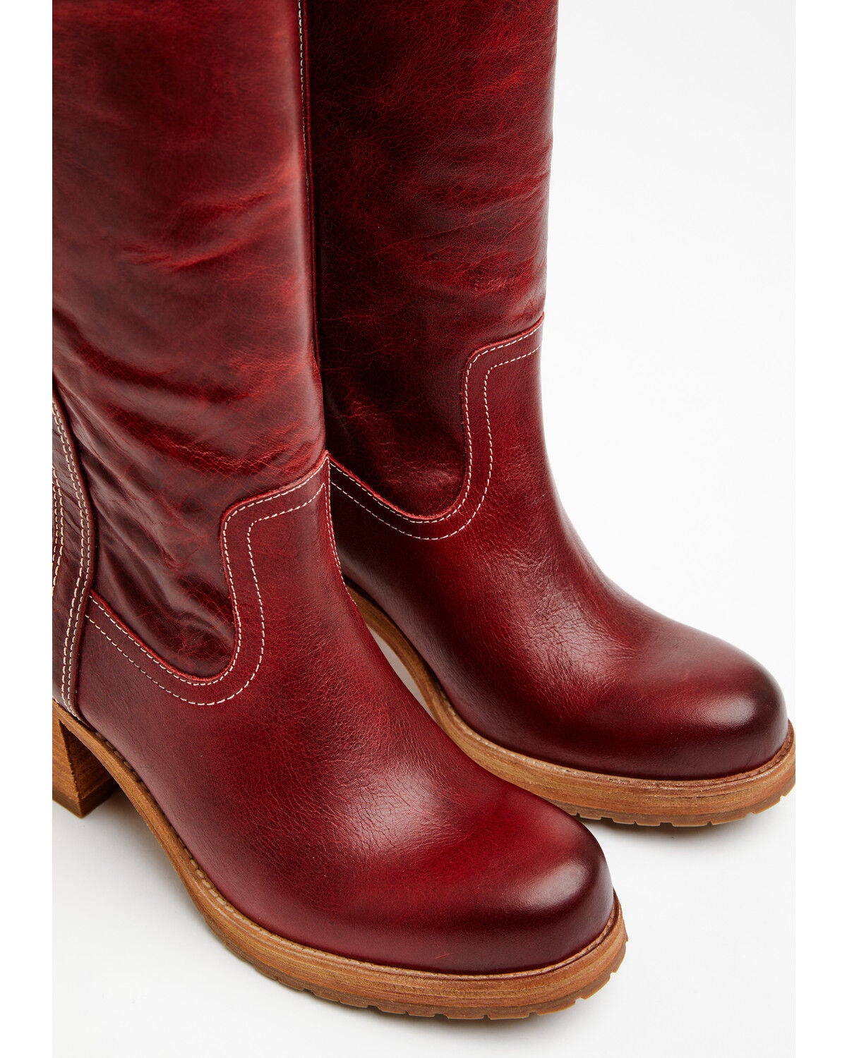 Image #6 - Cleo + Wolf Women's Scout Fashion Boots - Round Toe, Red, hi-res