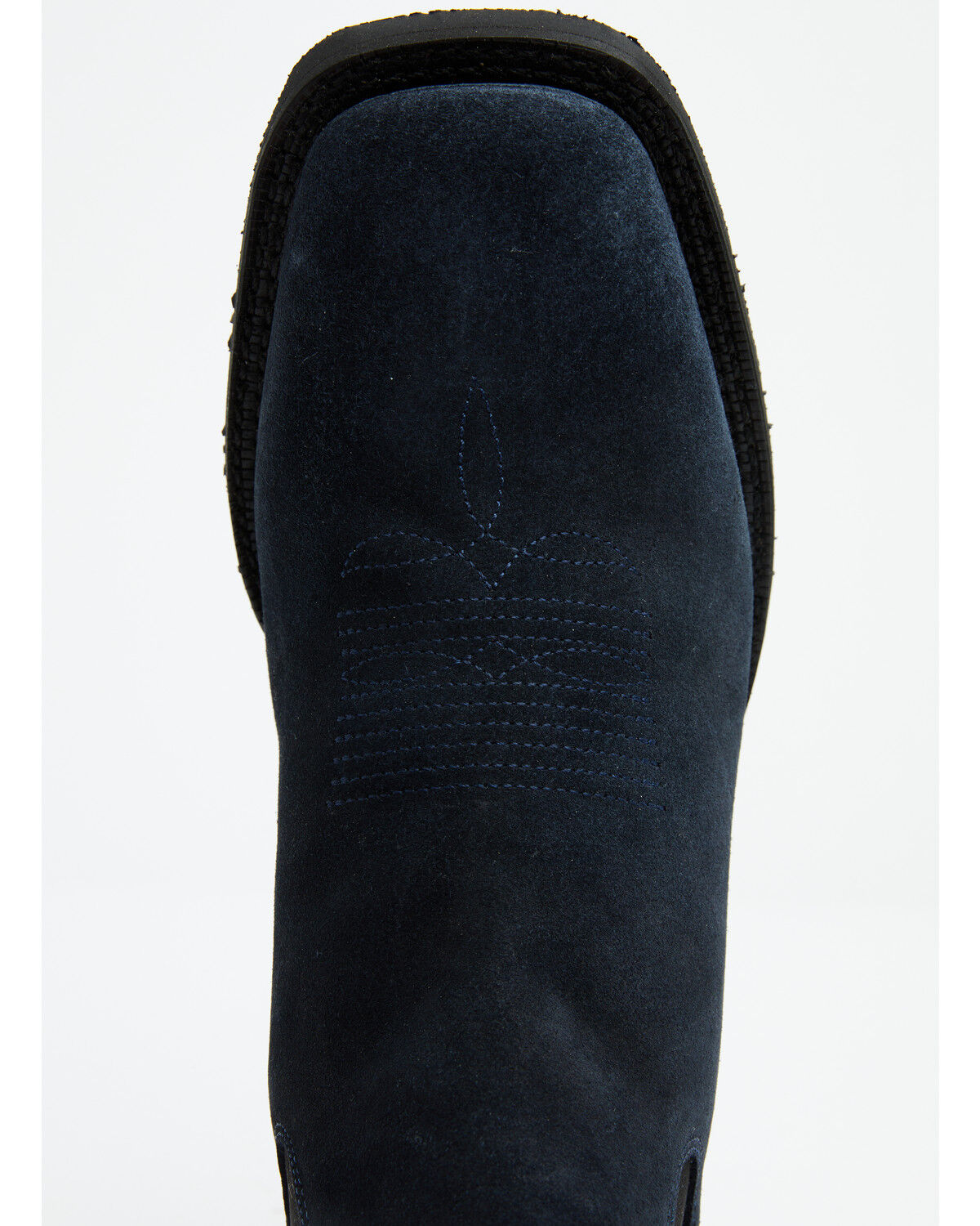Image #6 - Laredo Men's Cambridge Suede Western Ankle Boots - Broad Square Toe, Blue, hi-res