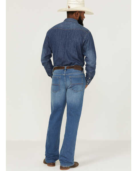 Image #3 - Cody James Men's Buffalo Stackable Medium Wash Stretch Straight Denim Jeans, Medium Wash, hi-res
