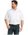 Image #1 - Ariat Men's Solid White Tek Short Sleeve Button-Down Western Shirt - Tall, White, hi-res