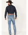 Image #3 - Wrangler Retro Men's Light Wash Relaxed Bootcut Stretch Jeans, Light Wash, hi-res