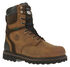 Image #1 - Georgia Boot Men's Brookville Waterproof 8" Work Boots - Round Toe, Dark Brown, hi-res