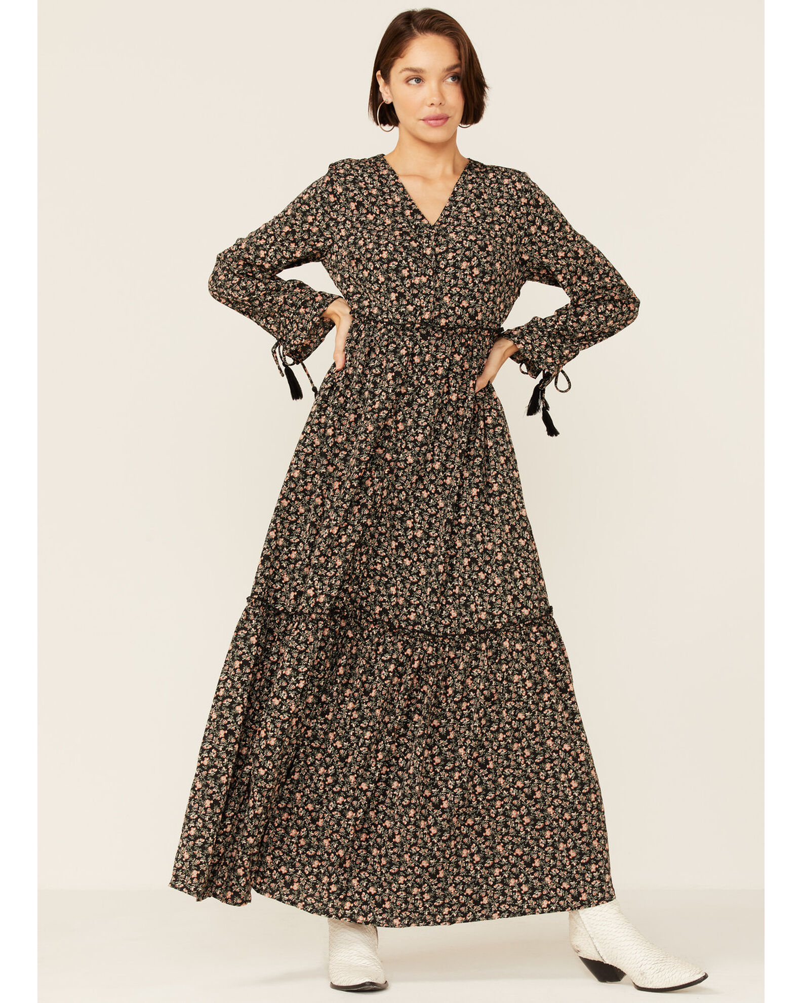 Mikarose Women s Floral Tiger Lily Maxi Dress Sheplers