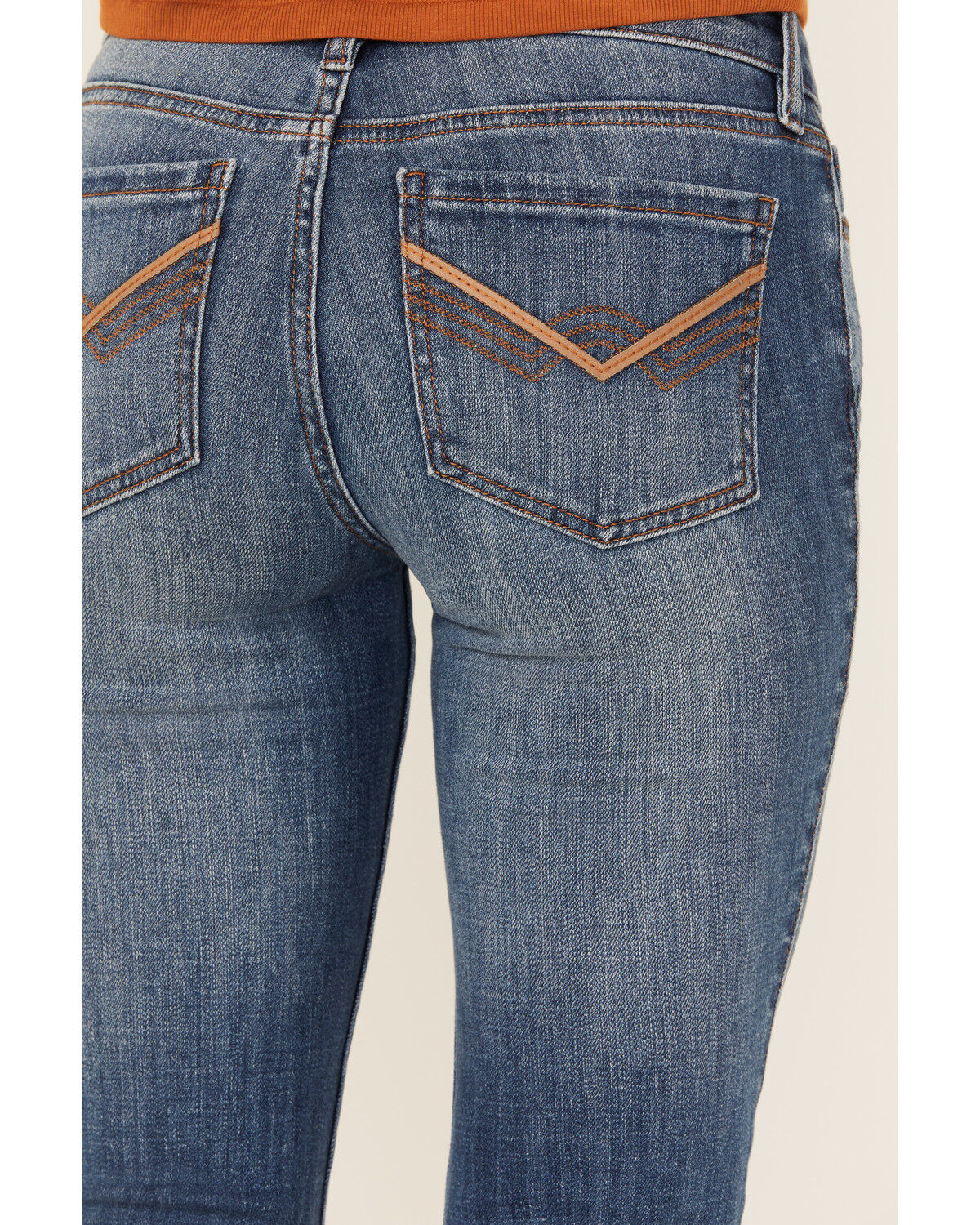 Image #4 - Idyllwind Women's Rebel Mid Rise Bootcut Stretch Denim Jeans, Medium Wash, hi-res