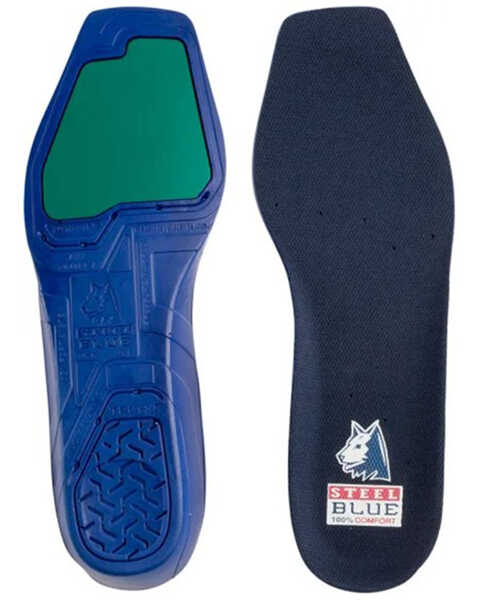 Image #3 - Steel Blue Men's Blue Heeler Waterproof Western Work Boots - Steel Toe, Brown, hi-res