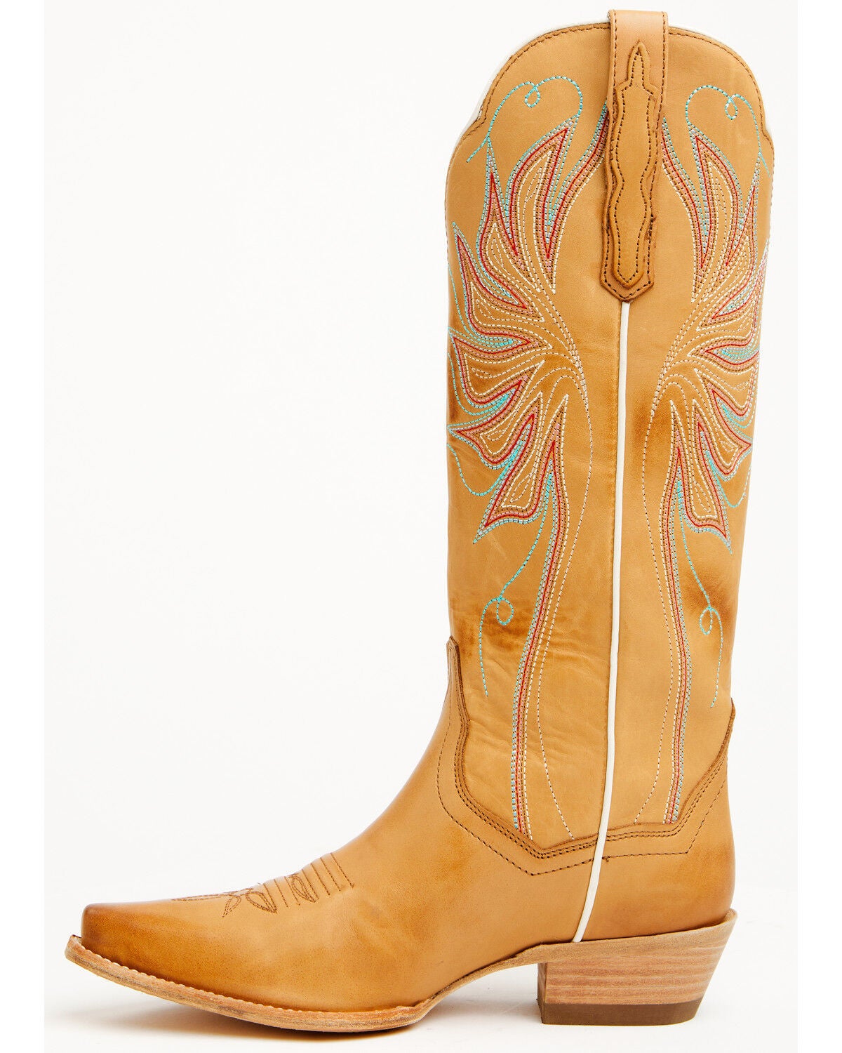 Image #3 - Dan Post Women's Grace Tall Western Boots - Snip Toe, Tan, hi-res