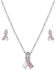 Image #1 - Montana Silversmiths Women's Hope & Strength Ribbon Jewelry Set - 2 Piece, Silver, hi-res