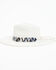 Image #3 - Nikki Beach Women's Andros Australian Straw Western Fashion Hat, White, hi-res
