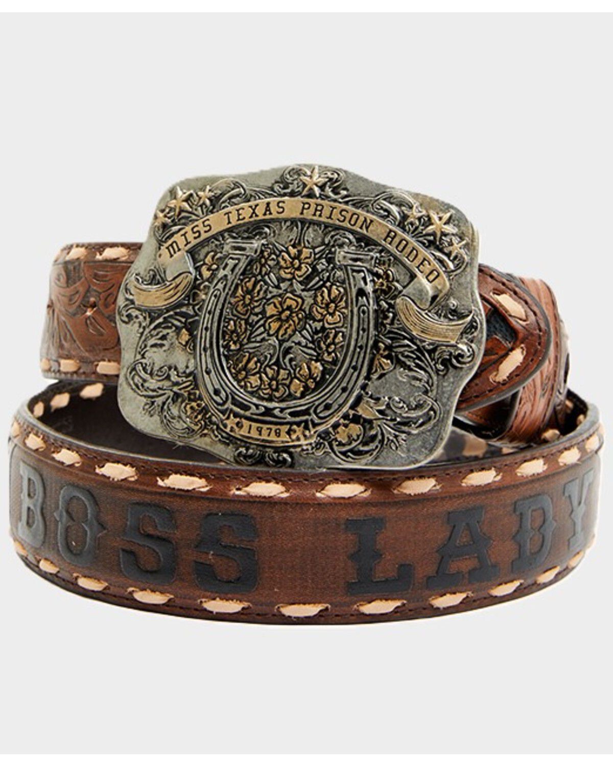 Image #1 - Idyllwind Women's Miss Texas Rodeo Belt, Brown, hi-res