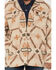 Image #3 - Kimes Ranch Men's Marquette Southwestern Print Woolish Quilt Lined Shirt Jacket, Tan, hi-res