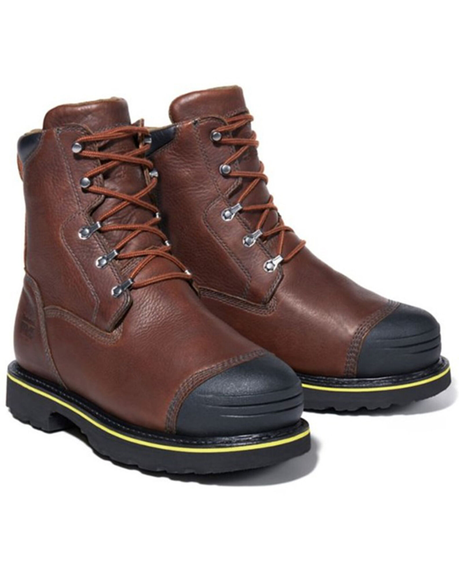Image #1 - Timberland PRO Men's Bannack Met Guard Lace Work Boot - Alloy Safety Toe, Brown, hi-res