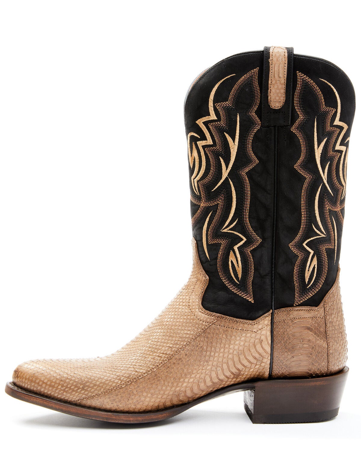 Image #3 - Dan Post Men's Exotic Snake Skin Western Boots - Round Toe, , hi-res
