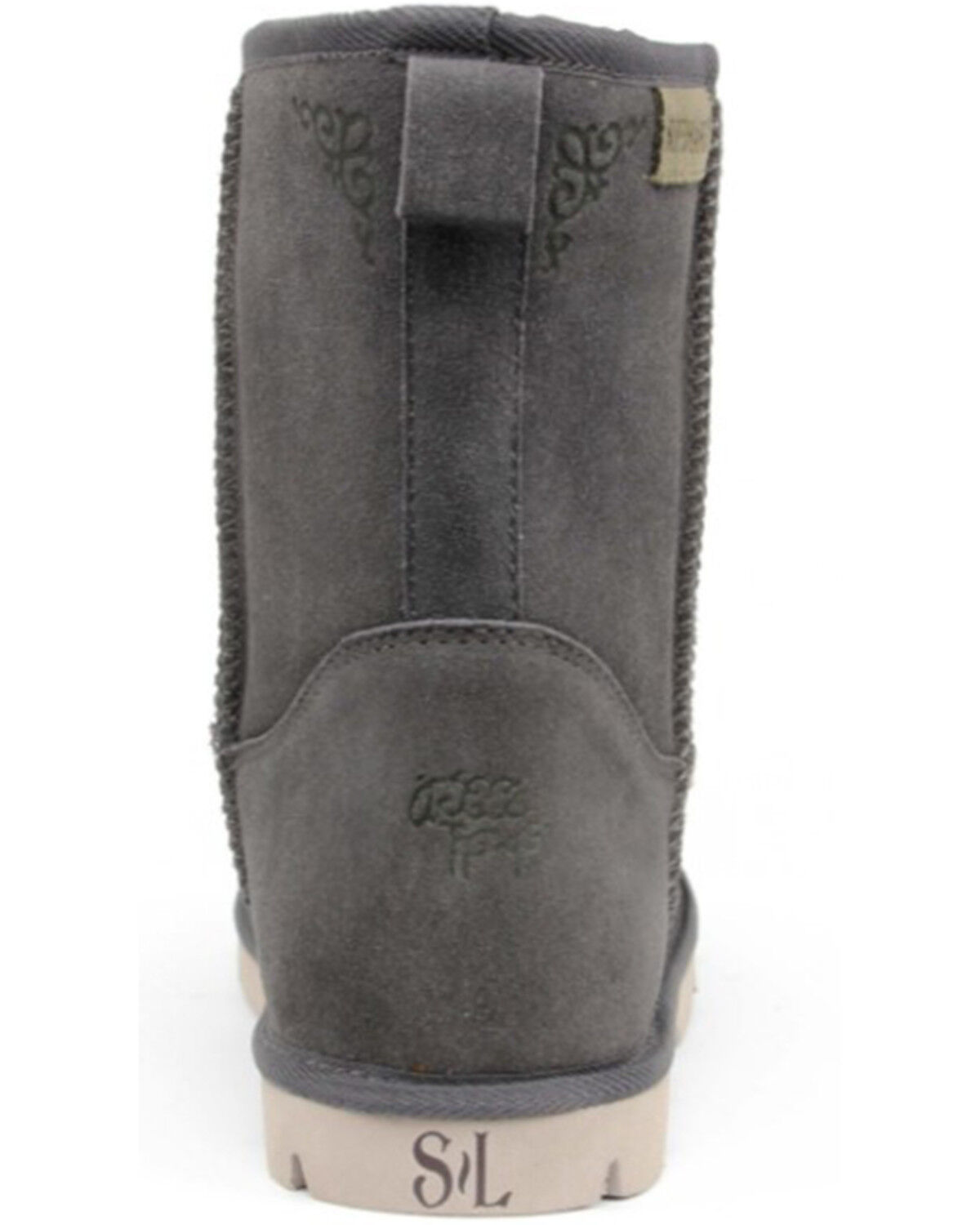 Image #5 - Superlamb Women's Argali 7.5" Suede Leather Pull On Casual Boots - Round Toe, , hi-res