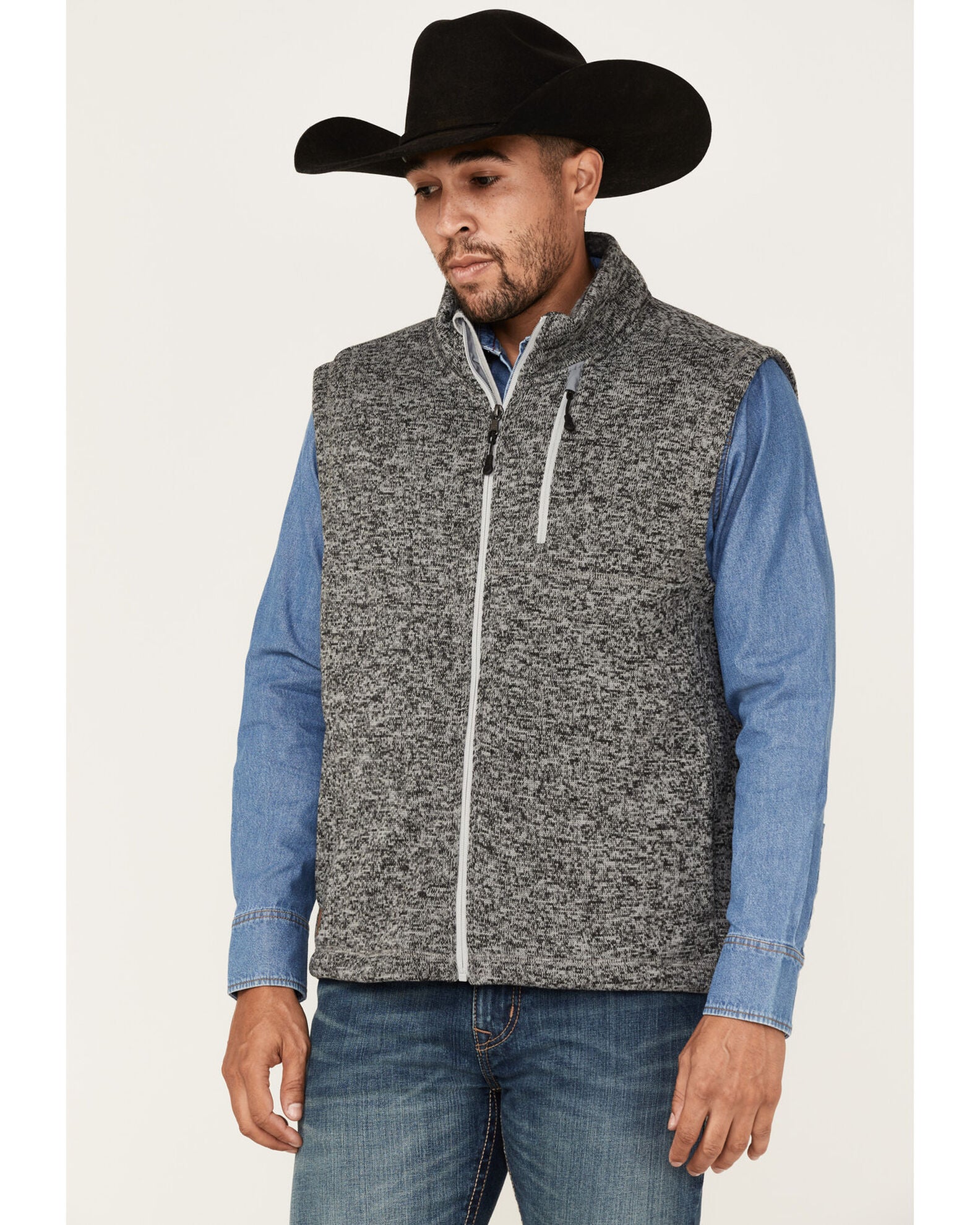 Product Name Cody James Men's Range ZipFront Sweater Knit Vest