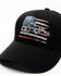 Image #2 - Cody James Men's Distressed Snake Flag Ball Cap, Black, hi-res