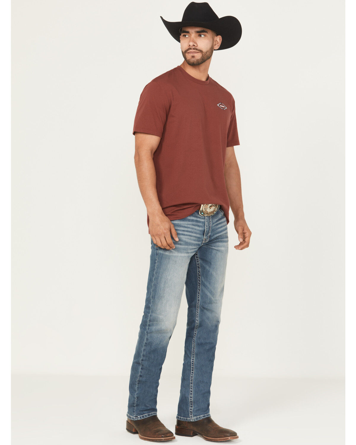 Image #1 - Cody James Men's Hombre Medium Wash Slim Straight Stretch Denim Jeans, Medium Wash, hi-res