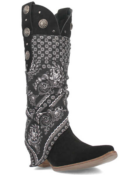 Image #1 - Dingo Women's Rhapsody Western Boots - Pointed Toe, Black, hi-res