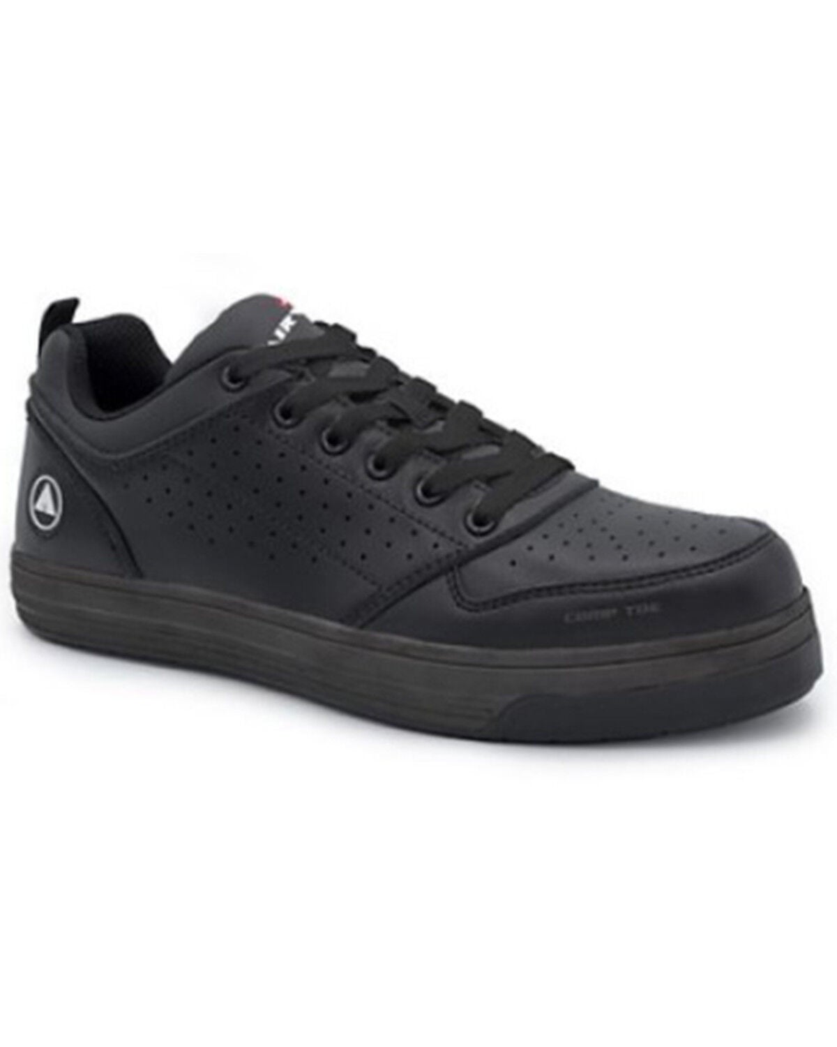 Airwalk Women's Arena Lace-Up Work Shoes - Composite Toe, Black, hi-res