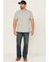 Image #1 - Hawx Men's Heritage Medium Wash Stretch Denim Jeans , Medium Blue, hi-res