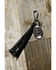 Image #2 - Shyanne Cow Print Horseshoe Bag Charm, Black, hi-res