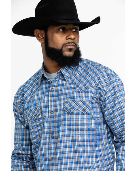 Image #5 - Moonshine Spirit Men's Hillbilly Plaid Long Sleeve Western Shirt , , hi-res
