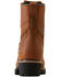 Image #3 - Ariat Men's 8" Logger Shock Shield Waterproof Work Boots - Composite Toe, Brown, hi-res