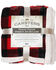 Image #5 - Carstens Home Lumberjack Plaid Sherpa Throw Blanket, Red, hi-res