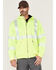 Image #1 - Carhartt Men's Hi-Vis Loose Fit Thermal Full-Zip Hooded Work Jacket, Bright Green, hi-res
