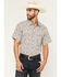 Image #1 - Cody James Men's High Plains Southwestern Print Short Sleeve Snap Western Shirt - Tall, Tan, hi-res
