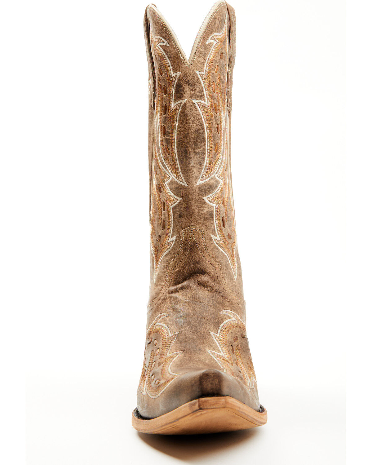 Image #4 - Dan Post Men's Racer Tall Western Boots - Snip Toe, Tan, hi-res