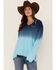 Kimes Ranch Women's Sante Fe Dip Dye Sweatshirt Hoodie, Navy, hi-res