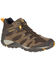 Image #1 - Merrell Men's Alverstone Waterproof Hiking Boots - Soft Toe, Dark Brown, hi-res