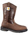 Image #1 - Carhartt Men's Wellington Work Boots - Steel Toe, Brown, hi-res