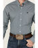 Image #3 - Cinch Men's Geo Print Long Sleeve Button-Down Stretch Western Shirt, Teal, hi-res
