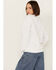 Image #4 - Gina Tees Women's Cowboy Up or Shut Up Sweatshirt, White, hi-res